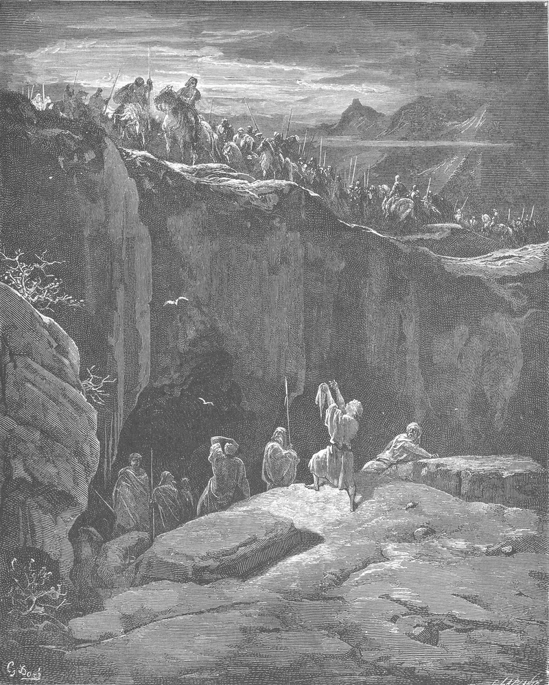David Shows Saul How He Spared His Life