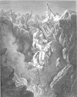 The Death of Korah, Dathan, and Abiram by Gustave Doré