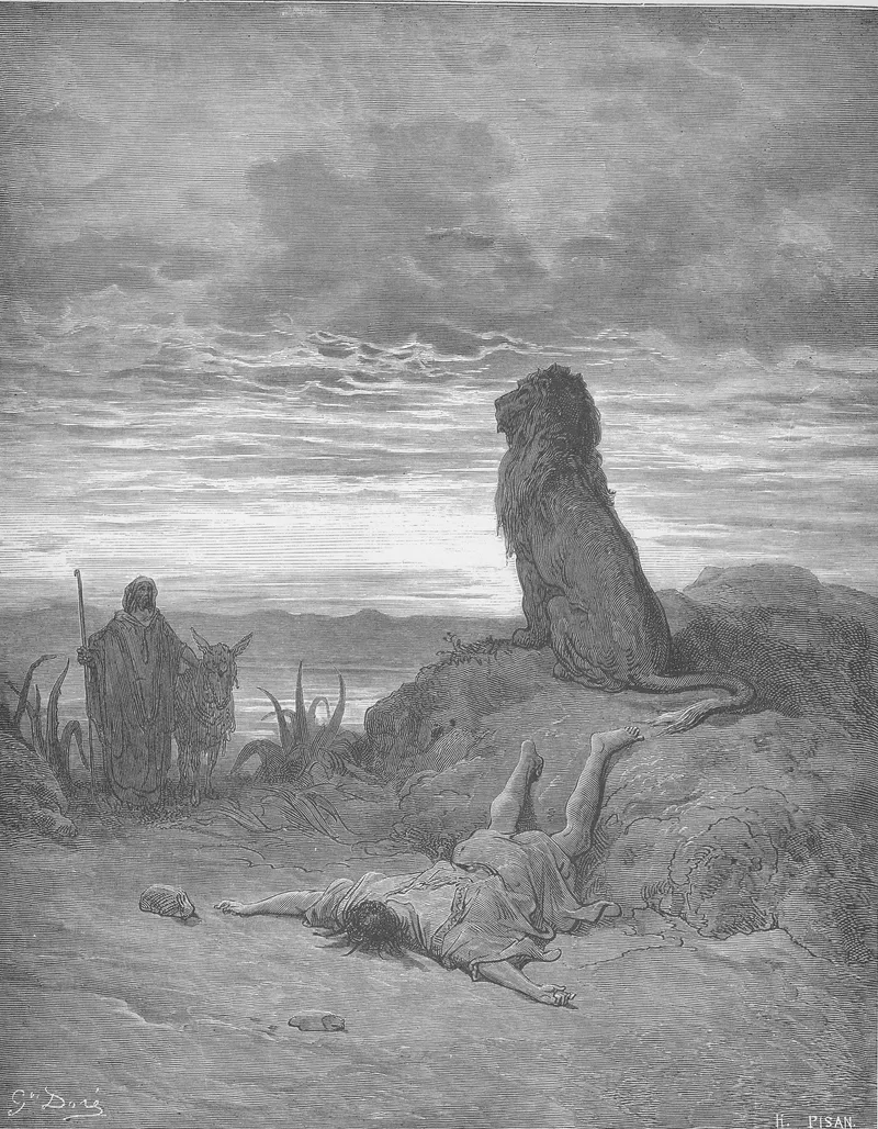 The Disobedient Prophet Is Slain by a Lion