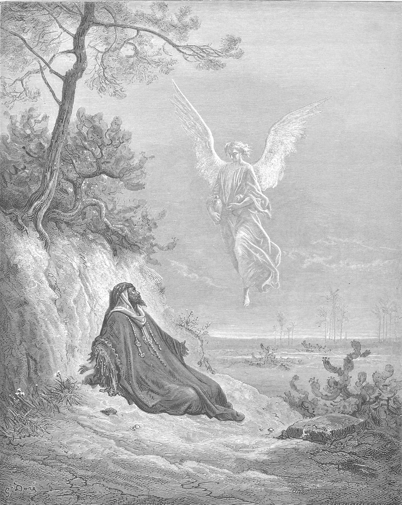 Elijah Is Nourished by an Angel