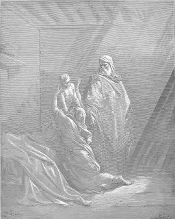 Elijah Raises the Son of the Widow of Zarephath by Gustave Doré