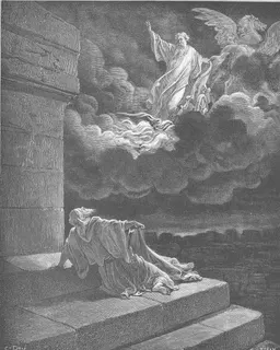 Elijah Ascends to Heaven in a Chariot of Fire by Gustave Doré