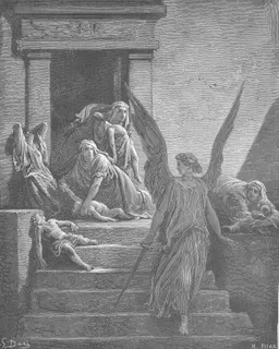 The Firstborn of the Egyptians Are Slain by Gustave Doré