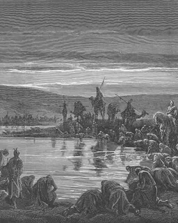 Gideon Chooses 300 Soldiers by Gustave Doré