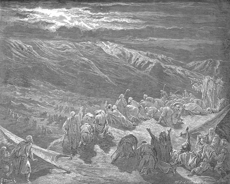 The Giving of the Law on Mount Sinai