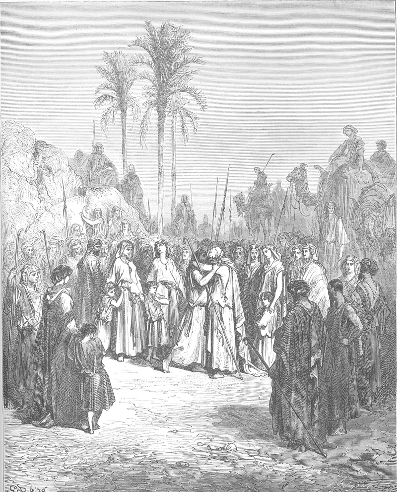 Jacob and Esau Meet