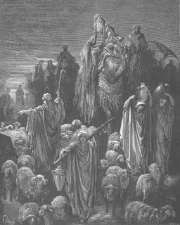 Jacob Goes to Egypt by Gustave Doré
