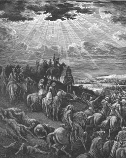 Joshua Commands the Sun to Stand Still by Gustave Doré