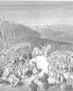 Judas Maccabeus before the Army of Nicanor by Gustave Doré