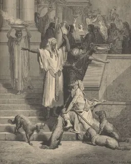 Lazarus and the Rich Man by Gustave Doré