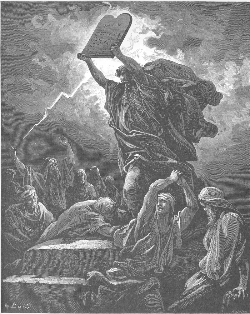Moses Breaks the Tables of the Law