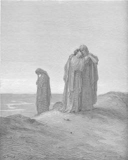 Naomi and Her Daughters-in-Law by Gustave Doré