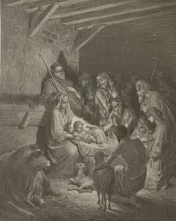 The Birth of Jesus by Gustave Doré