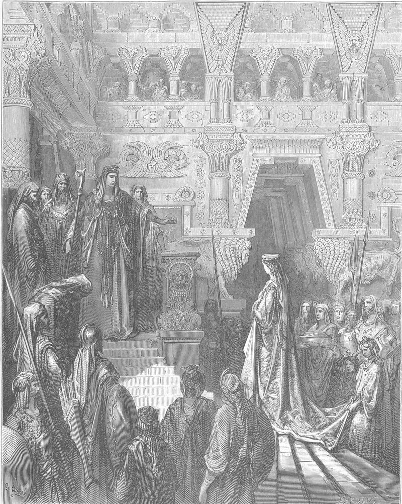 Solomon Receives the Queen of Sheba