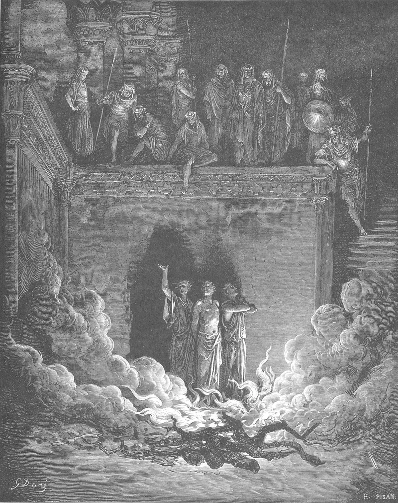 Shadrach, Meshach and Abednego in the Furnace