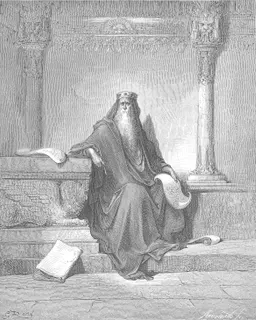King Solomon in Old Age by Gustave Doré