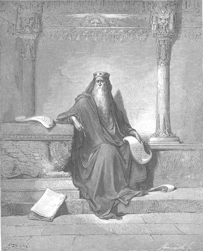 King Solomon in Old Age