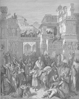 The Triumph of Mordecai by Gustave Doré