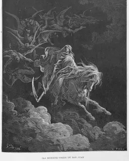 St. John's Vision of Death by Gustave Doré