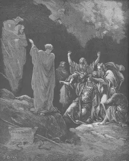Saul and the Witch of Endor by Gustave Doré