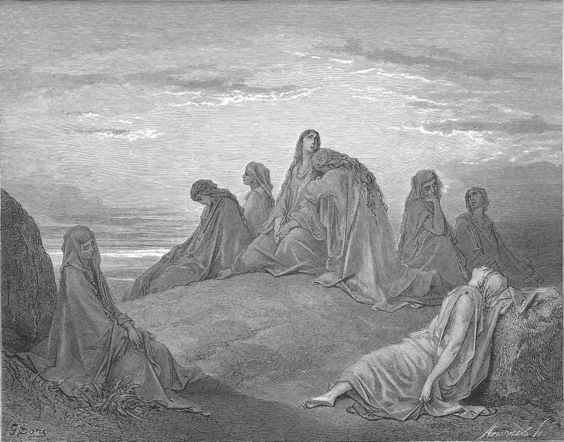 Israelite Women Mourn with Jephthah's Daughter