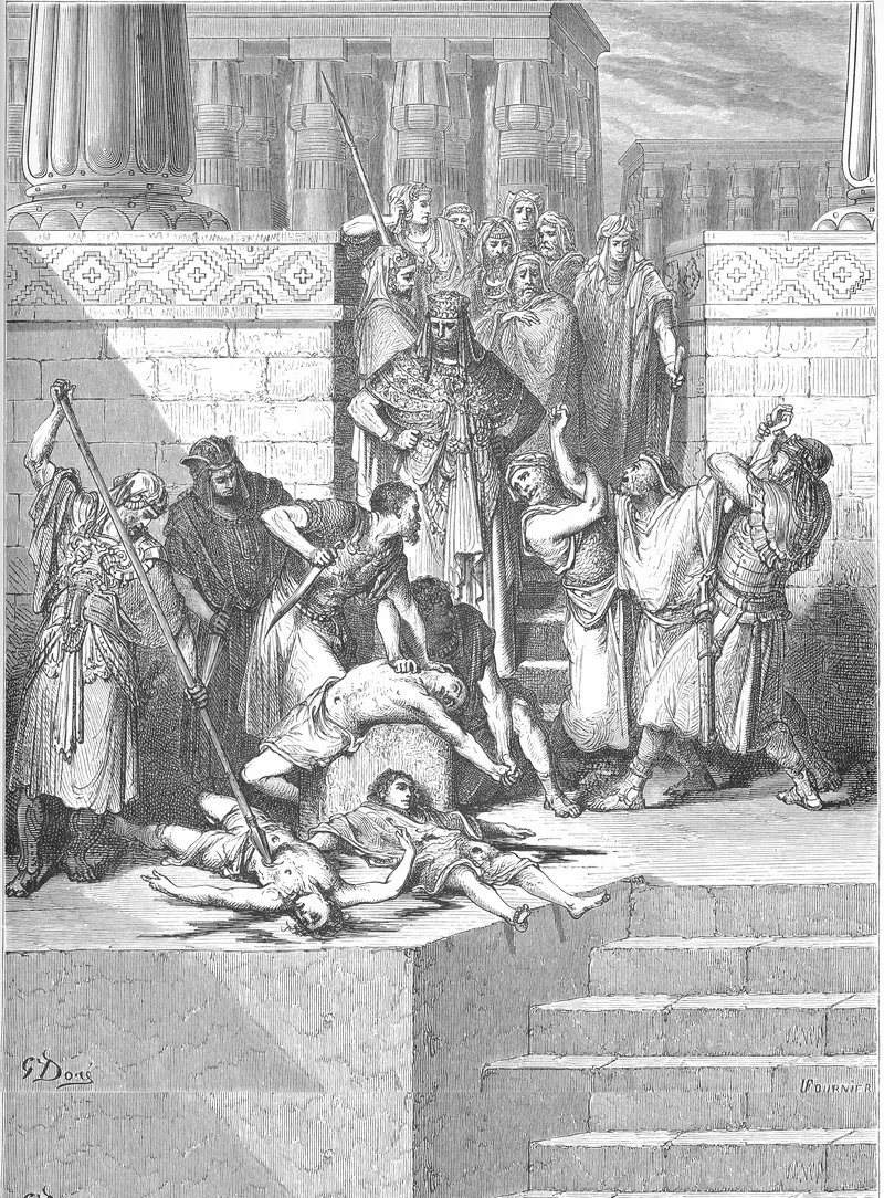 Zedekiah's Sons Are Slaughtered before His Eyes