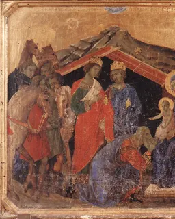 Adoration of the Magi by Duccio di Buoninsegna