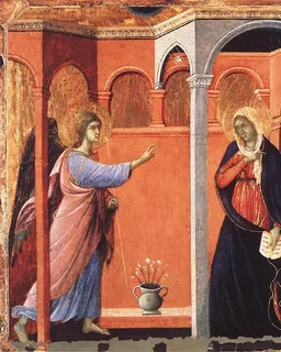 Annunciation by Duccio di Buoninsegna