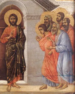 Appearance Behind Locked Doors by Duccio di Buoninsegna