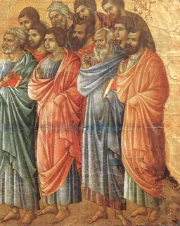Appearance on the Mountain in Galilee by Duccio di Buoninsegna
