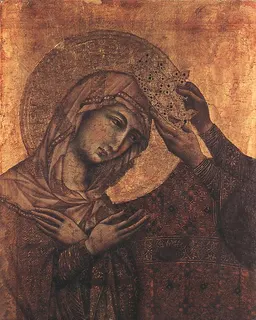 Coronation of the Virgin by Duccio di Buoninsegna
