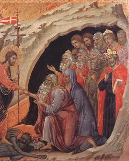 Descent to Hell (Harrowing of Hell) by Duccio di Buoninsegna