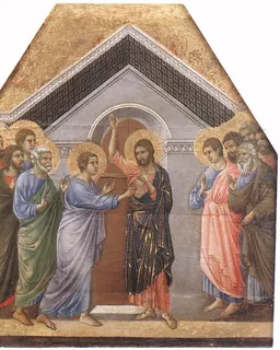 Doubting Thomas by Duccio di Buoninsegna