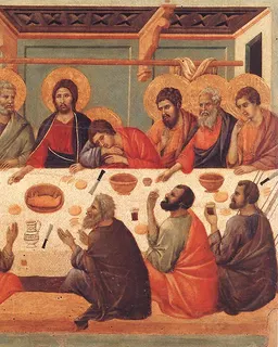 Last Supper by Duccio di Buoninsegna