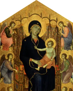 Maestà (Madonna in Majesty) by Duccio di Buoninsegna