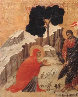 Noli me tangere by Duccio di Buoninsegna