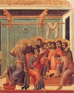 Washing of the Feet by Duccio di Buoninsegna