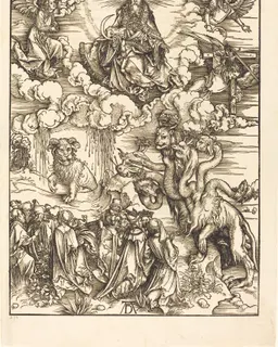 The Beast with the Lamb’s Horns by Albrecht Dürer