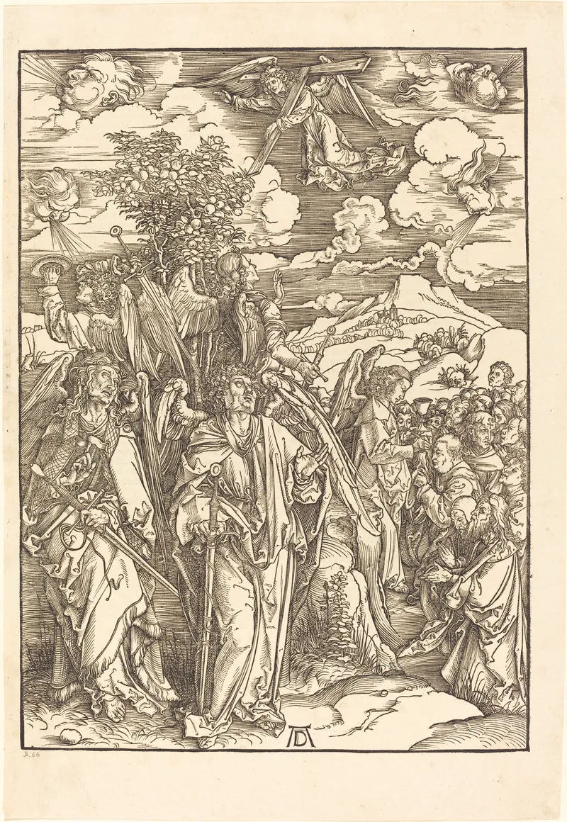 Four Angels Holding Back the Winds