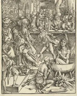 The Martyrdom of Saint John by Albrecht Dürer