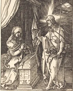 Christ Appearing to His Mother by Albrecht Dürer