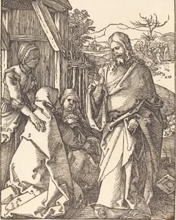 Christ Taking Leave of His Mother by Albrecht Dürer
