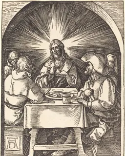 The Supper at Emmaus by Albrecht Dürer