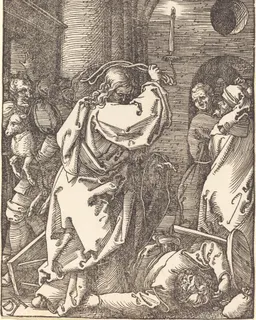 Christ Expelling the Moneychangers from the Temple by Albrecht Dürer
