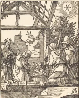 The Nativity (Adoration of the Shepherds) by Albrecht Dürer