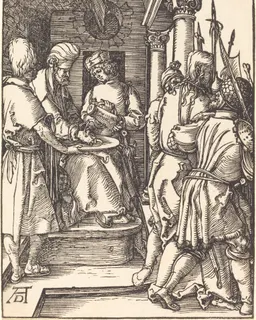 Pilate Washing His Hands by Albrecht Dürer