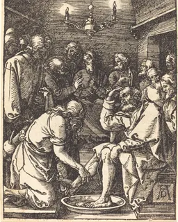 Christ Washing the Feet of the Disciples by Albrecht Dürer