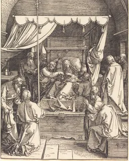 The Death of the Virgin by Albrecht Dürer