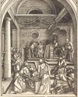 Christ Among the Doctors in the Temple by Albrecht Dürer