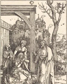 Christ Taking Leave of His Mother by Albrecht Dürer
